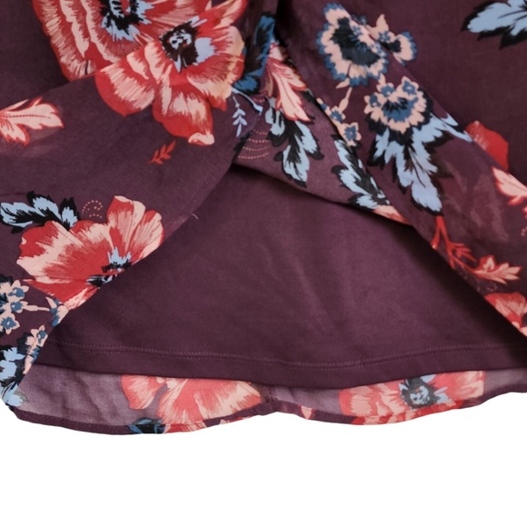 Charlotte Russe Lined Dress With Keyhole Neckline Mauve Size XS Knee Length - Picture 10 of 12